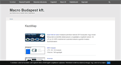 Desktop Screenshot of macrobudapest.hu